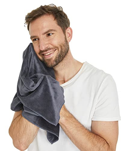 HOPESHINE Gyms Yoga Towels Soft Absorbent & Fast Drying 3-Pack - color: Grey
