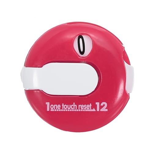 PATIKIL Golf Score Counter, Mini Golf Shot Stroke Attachment Counter - color: Pink White
