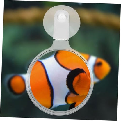 4pcs Fish Tank Glass with Cups Clear Acrylic Lens for Easy Observation of Betta Fish Plants and Creatures Aquariums