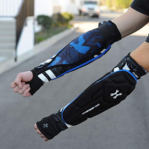HK Army Crash Arm Pads - color: Black, size: X-Large