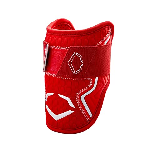 EvoShield Pro-SRZ 2.0 Batter's Elbow Guard - color: Scarlet, size: Small, style: Single Strap