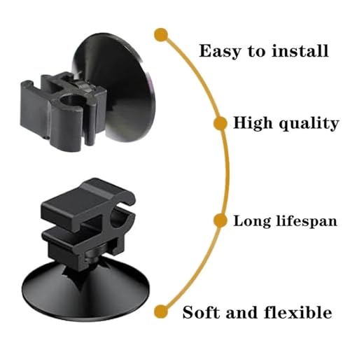 20Pcs Aquarium Suction Cup Clips Aquarium Air Tube Holders for Pump Power Cord Fish Tank Oxygen Tube Hose Buckle Wire Finisher