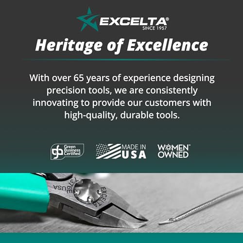 Excelta Double-Ended Spatula, Stainless Steel, Versatile Tool for Potting, Scraping, and Mixing Epoxy, 7 Inches, Intermediate