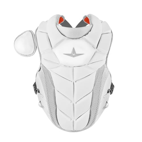 All-Star Adult PHX Paige Halstead Fastpitch Softball Chest Protector - color: White, size: Medium