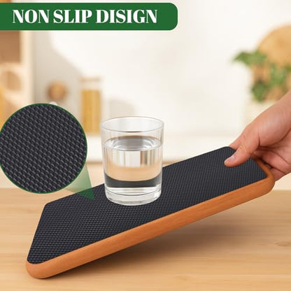 Shelf Liner 30 Inches Wide, Kitchen Cabinet Liner, Drawers Liner Non-Slip | Thickened Non Adhesive Black Liner 30 Inches x 20 FT, Washable Oil-Proof for Shelves, Refrigerator, Storage, Desks