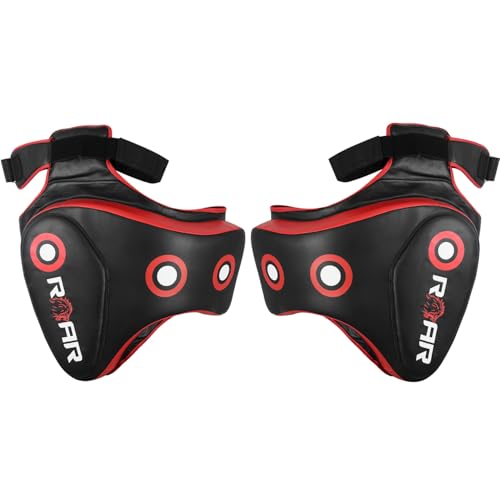 ROAR-INT MMA Thigh Pad Kickboxing Muay Thai Pads Boxing Leg Guard MMA, Punching, Taekwondo, Martial Arts Training Kick Leg Protector Guard - size: Pair