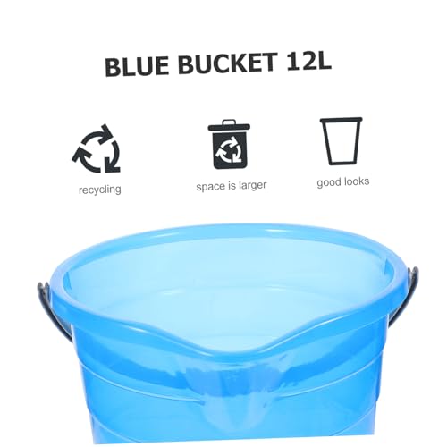 VALICLUD Plastic Water Storage Bucket Bucket Handle for Cleaning Mopping Dormitory Use Food Grade Portable