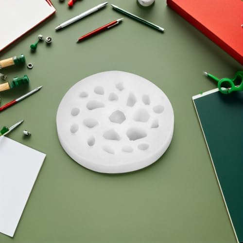 NUOBESTY Irregular Pebble Silicone Mould for DIY Stone Crafting Aquarium Decor Safe Durable Silicone Material for Unique Home Decorations and Gifts