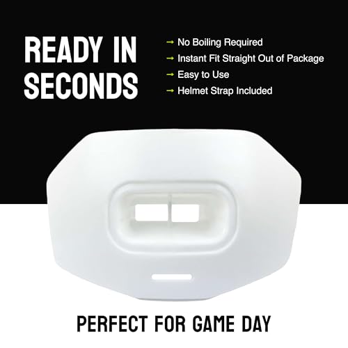DAMAGE CONTROL Youth Football Mouth Guard – White - color: White