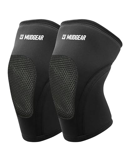 MudGear Padded Arm Sleeves & Knee Pads - size: Large, style: Knee Pads