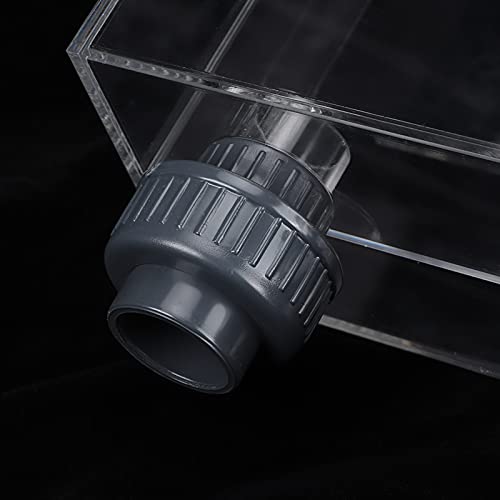Quality Acrylic Self Start Siphon Hang On Overflow Box Super Quiet for Fish Tank Aquarium