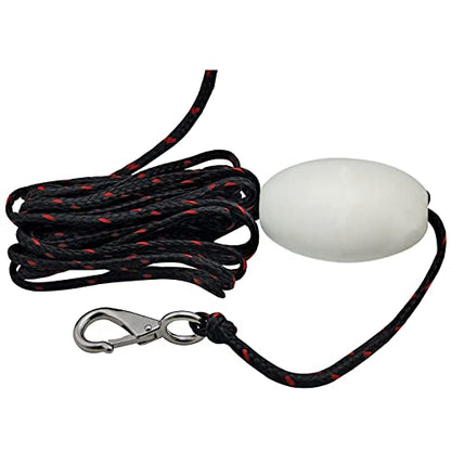 10 lb Marine Black Vinyl Mushroom Anchor Kit with White Float …