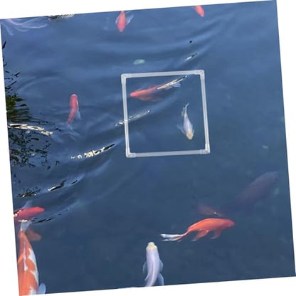 1Set Aquarium Floating Plant Ring Feeding Isolation Barrier for Freshwater Tanks Stable Floating Plant Holder Preventing Fish Disturbance Easy Integration with Aquarium Environment