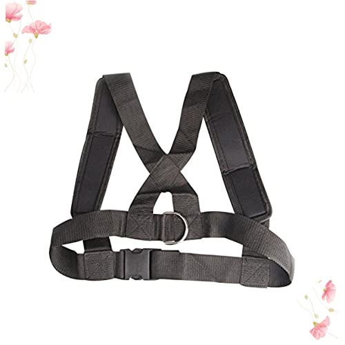 Adjustable Sled Resistance Band Harness with Padded Shoulder Strap