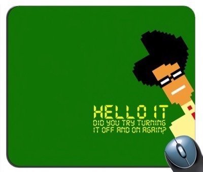1 X Maurice Moss - The It Crowd Mouse Pad
