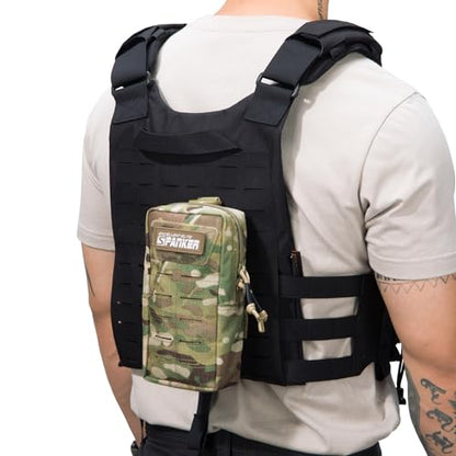 EXCELLENT ELITE SPANKER Tactical MOLLE Pouch EDC Utility Pouches Gadget Organizer Phone Holder Waist Bag Tool Pouch - color: Multicam