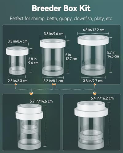 Pawfly Large Breeder Box for Fish Tank, Floating Guppy Breeder Box, Plastic Hatchery Incubator Isolation Box for Shrimp Betta Clownfish, Baby Fish Separator for Aquarium - size: Large