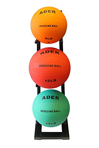 Ader Medicine Ball Set w/Rack - size: Rack + 8-15 LB Med Balls
