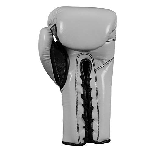Pro Mex Pro Lace Training Gloves V 3.0 - color: Silver, size: 14 oz