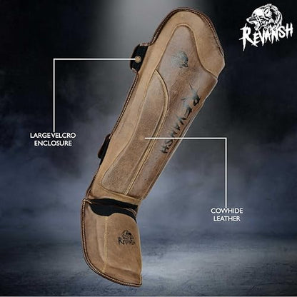 Shin Guards - Premium Protection for Boxing, MMA, Muay Thai, Kickboxing, and Martial Arts - Durable, Comfortable, Lightweight Combat Gear - size: Medium