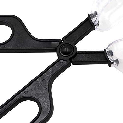 2 Pieces of Reptile Feeding Clamp Reptile Poop Scoop Cage Fish Tank Cleaning Tools Reptile Feeding Tool for Gecko Lizard Bearded Dragon