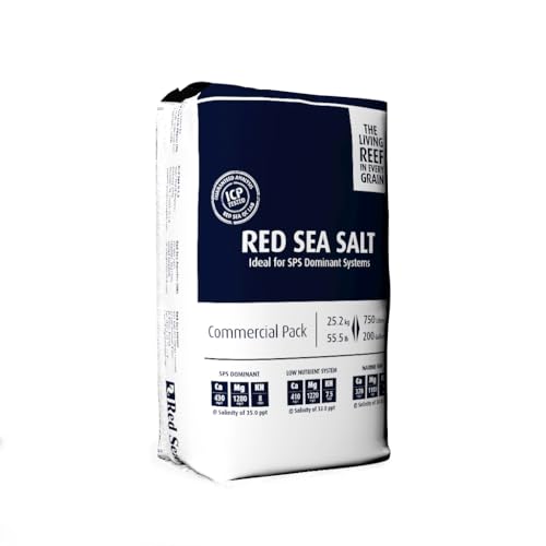 Red Sea Fish Pharm ARE11072 Coral Reef Marine Salt for Aquarium, 200-Gallon