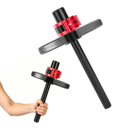 Wrist and Forearm Strengthener, Plate Loaded Trainer for 2-Inch Plates | Compatible weight discs provide varied resistance during hand, arm, grip, plus upper-body workouts. - color: A2
