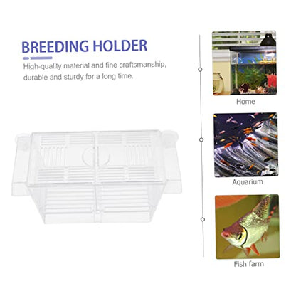1pc Fish Breeding Box Fry Hatchery Incubator for Aquariums Isolation Container for Fish Safe Breeding and Hatching Environment for Fry and Shrimp
