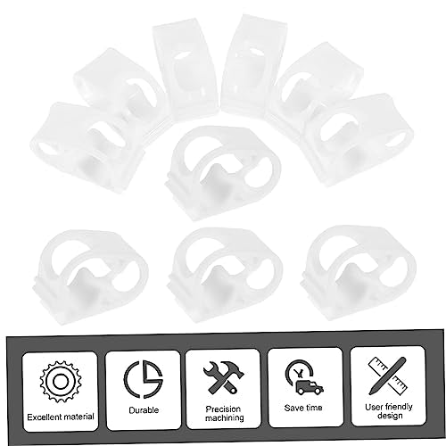 MAGICLULU 10-Piece Siphon Hose Clip Set Adjustable Tubing Clamp for Water Flow Regulation Soft Silicone Water Stop Clips for Secure Shut Off