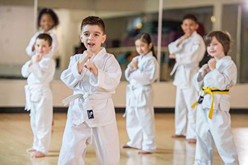 Karate Uniform for Kids & Adults Lightweight Student Karate Gi Martial Arts Uniform with Belt - size: 3 (5'3'' / 130lbs)