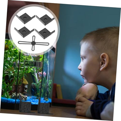 Cabilock 1set Fish Tank Corner Guards and Base Protectors of Fish Tank Accessories for Safeguarding Aquariums Elegant and Stylish Design for Home Use -collision Bumpers