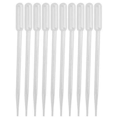Yesallwas Plastic pippets Dropper 10ml 20Pcs, Large Pipette Dropper for Lab Measuring and distributing Liquid