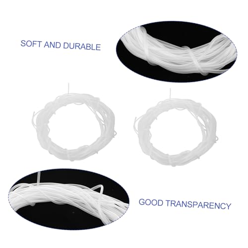 Toddmomy 30m Airline Tubing for Aquariums Flexible Oxygen Hose for Hydroponics Silicone Air Pump Accessory for Tanks