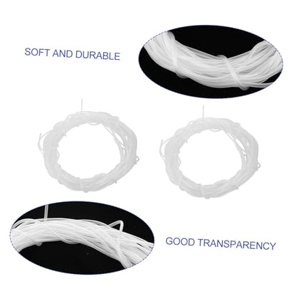 Toddmomy 30m Airline Tubing for Aquariums Flexible Oxygen Hose for Hydroponics Silicone Air Pump Accessory for Tanks