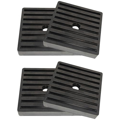 Shock Pad Anti Vibration Pads for Air Compressor or Equipment Solid Rubber, Heavy Duty EVA Mechanical, HVAC, Air Conditioner, Washer and Dryer, Treadmills Anti-Vibration Isolation Pad 4 X 4 X 7/9