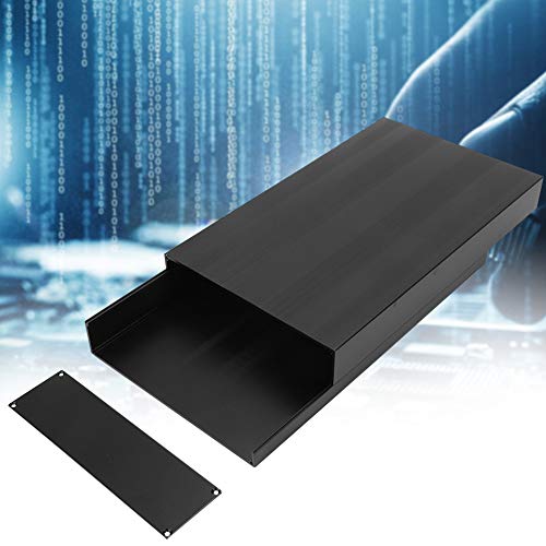 Aluminum Enclosure Case, DIY Project Box for Electronic, DIY Electronic Enclosure Box, 50 x 178 x 300mm/2 x 7 x 11.8 inch