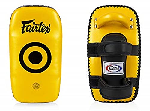 Fairtex KPLC5 Muay Thai Kickboxing Lightweight Thai Pads - color: Gold
