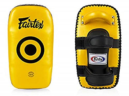 Fairtex KPLC5 Muay Thai Kickboxing Lightweight Thai Pads - color: Gold