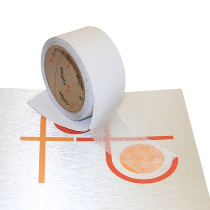 FindTape AST-35 Anti-Slip Non-Skid Tape, 2 in. x 10 ft. (Semi-Transparent/Translucent)