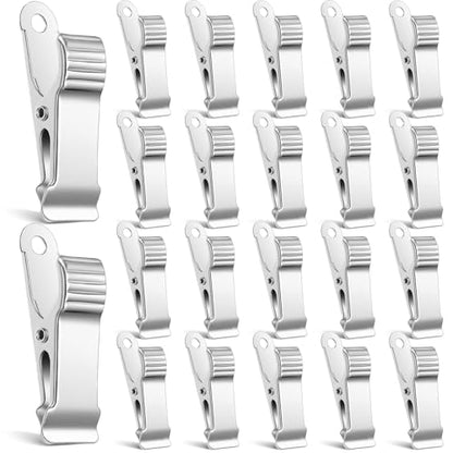 22 Pcs Small Metal Clips, Stainless Steel Alligator Clips for Crafts, Oven Safe Clip for Baking Pan, Mini Clamps Backdrop Clip for Office Paper Hanging Lights