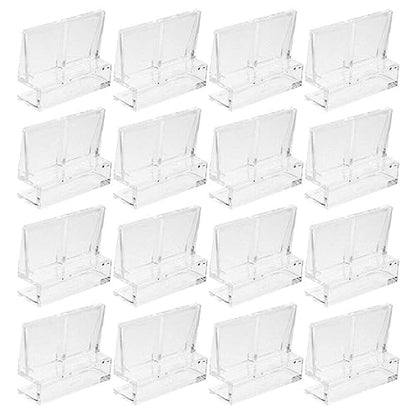 OSALADI 16pcs Acrylic Aquarium Lid Support Clips for Fish Tank Cover and Easy to Install Aquarium Accessories for Covers