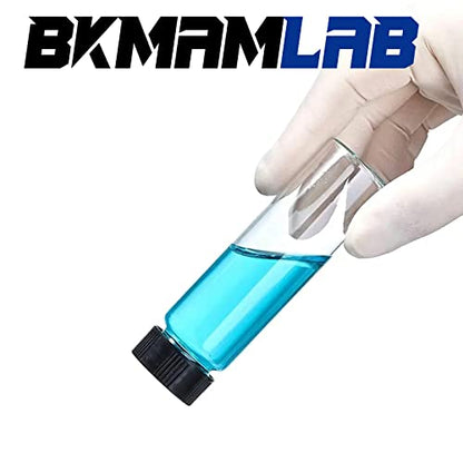 30ml Clear Small Glass Vials 30pcs with Screw Caps(30pcs)