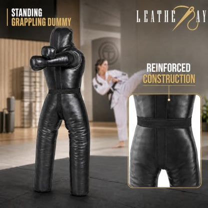 Jiu Jitsu Judo Punching Bag Grappling Dummy Standing Position Wrestling Throwing BJJ Dummy Jiu Jitsu Punching Bag Black -Unfilled - size: 48 inches (4 ft)