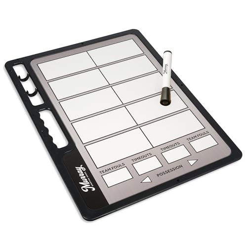 Murray Sporting Goods Premium Basketball Timeout Coaches Clipboard | Double Sided Premium Basketball Coaches Clipboard - size: 16.5 x 12.5