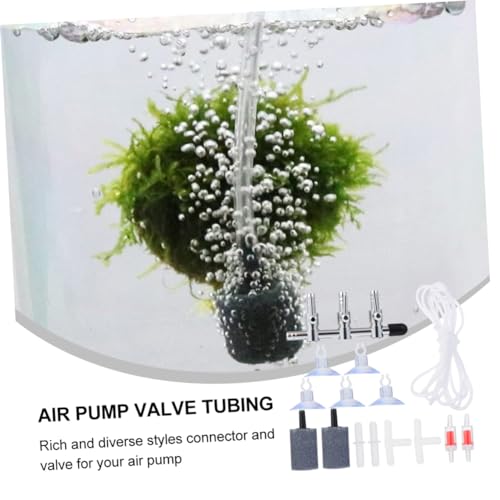 Cabilock Aquarium Air Pump Accessories Connection Tube Connector Gasket Kit for Fish Tank