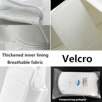Karate Chest Protector, MMA Combat Training Boxing Taekwondo Abdomen Protective Sparring Gear Muay Thai Kickboxing - color: White, size: X-Small