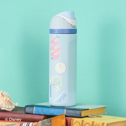 Owala Princess FreeSip Stainless Steel Water Bottle 24 oz Cinderella - color: Cinderella, size: 24 Ounces