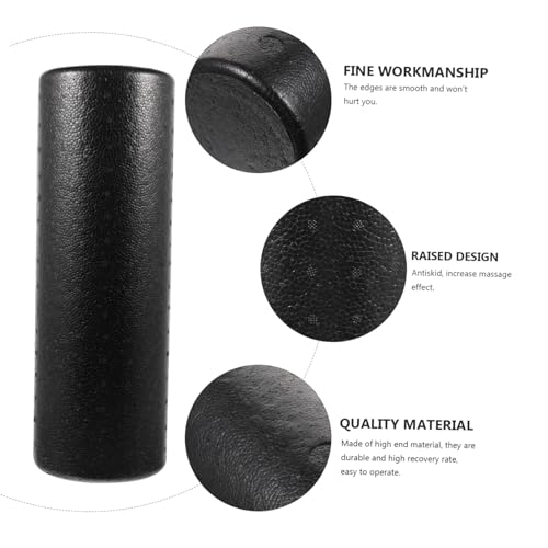 Yoga Massage Roller for Neck and Leg, Epp Black Foam Roller