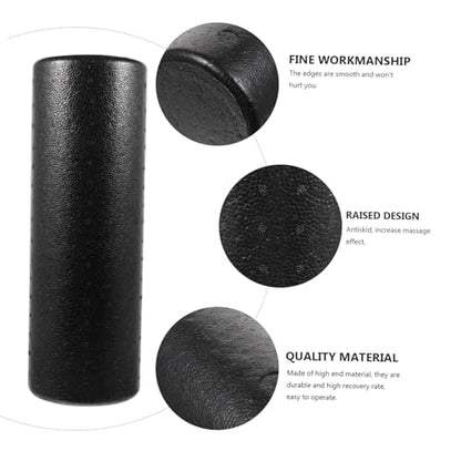 Yoga Massage Roller for Neck and Leg, Epp Black Foam Roller