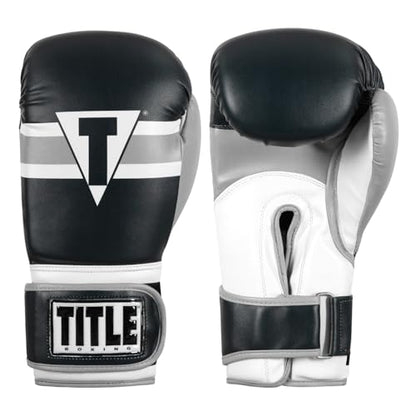 Title Boxing World Bag Boxing Gloves - color: Navy/Grey/White, size: 16 oz